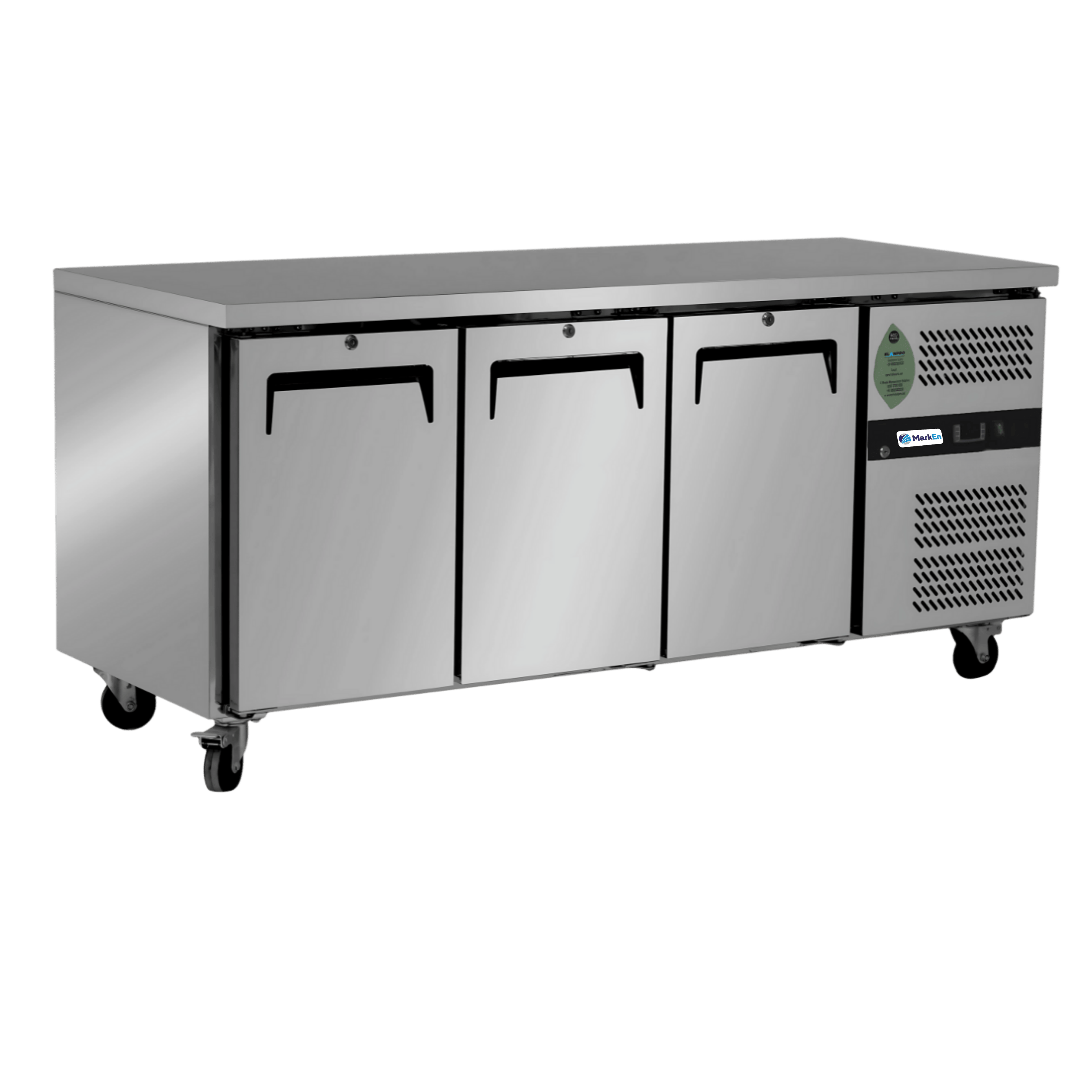 Under Counter Static 3 Door Chiller 